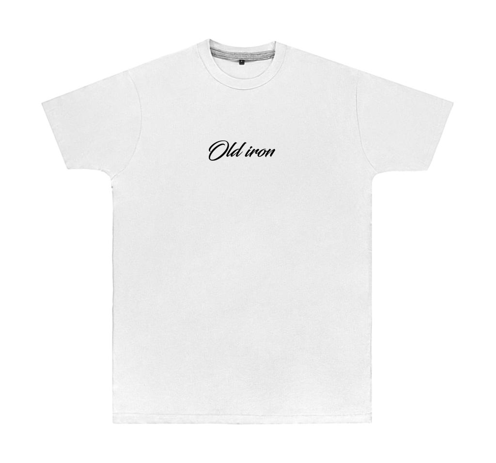 tričko OLD IRON “Minimal” white
