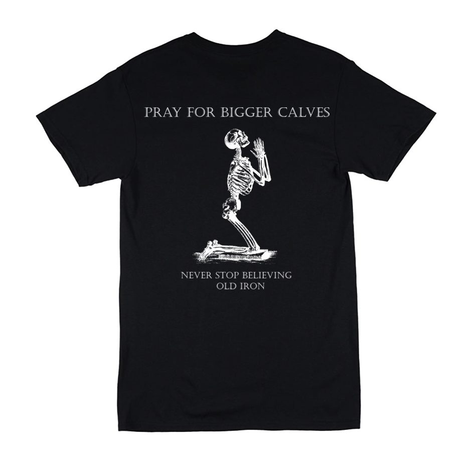 Tričko “Pray for calves” černé